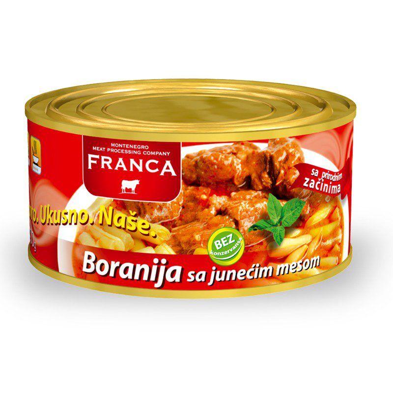 Franca Boranija sa junećim mesom, 400 g