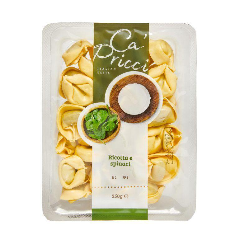 Ca Pricci Tortellini sa sirom i špinatom, 250 g