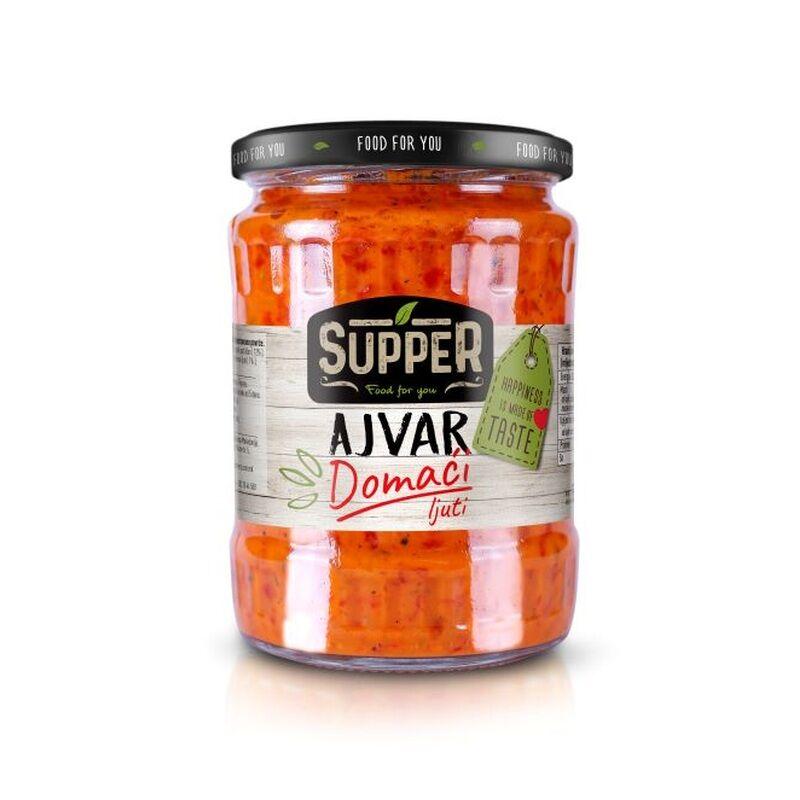 Supper Ajvar Domaći ljuti, 550 g