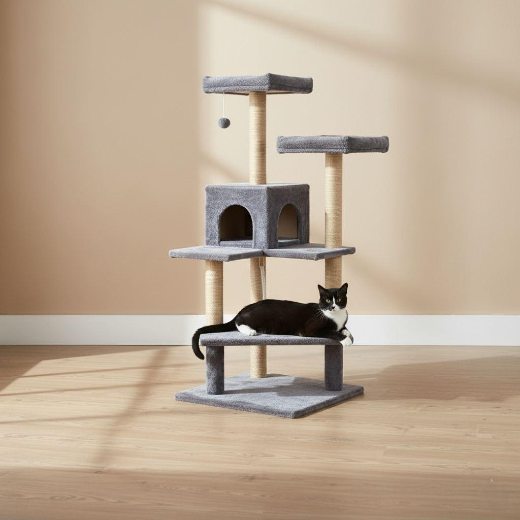 Kućica za mačke Paws & Whiskers, antracit