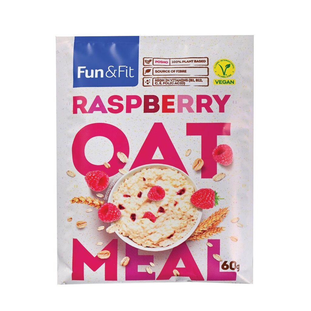 Fun&Fit Zobena kaša, Malina, 60 g