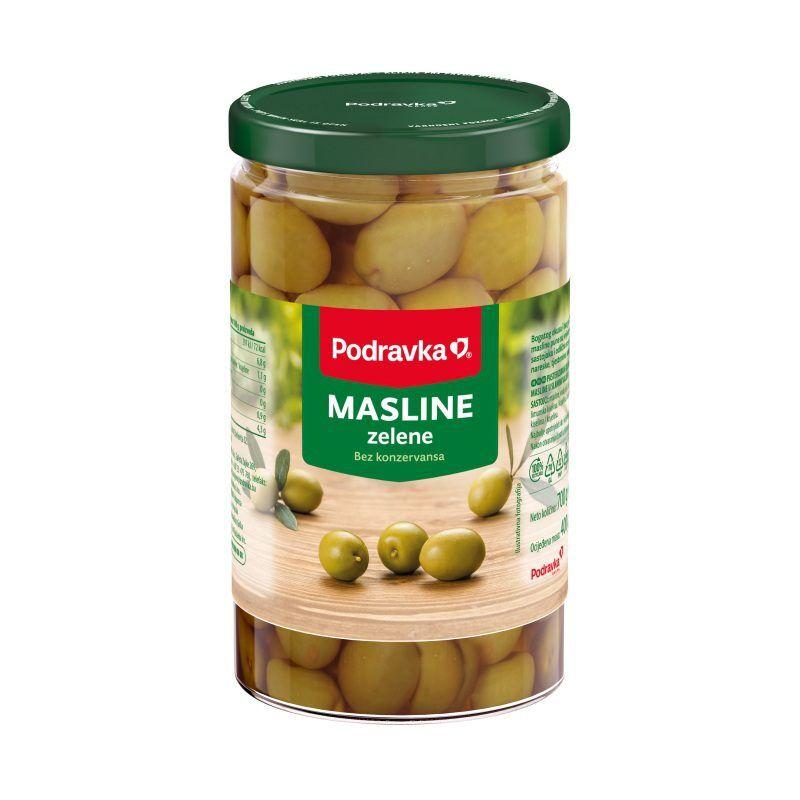 Podravka Zelene masline, 700 g