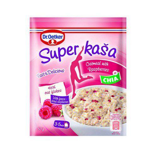 Dr. Oetker Super kaša, Malina i chia, 50 g