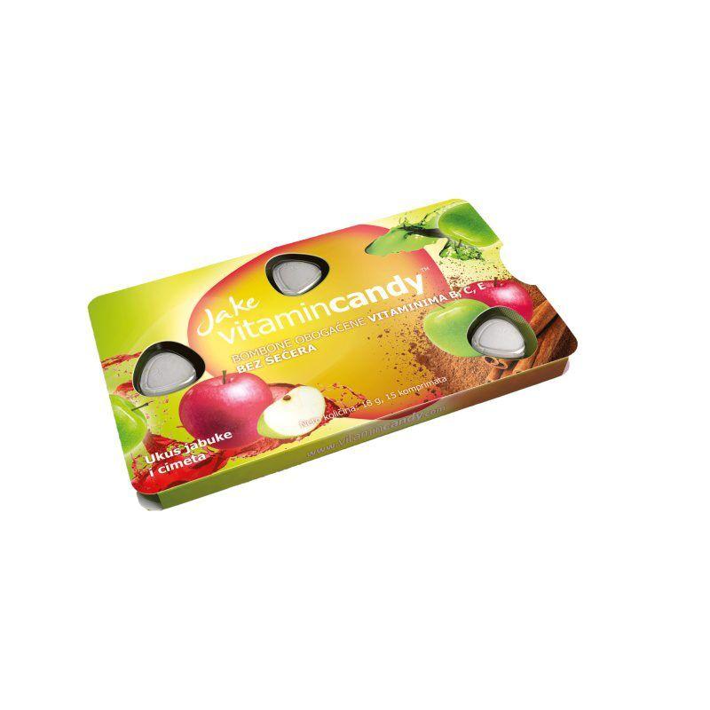 Jake Bombone vitamin candy jabuka i cimet, 18 g