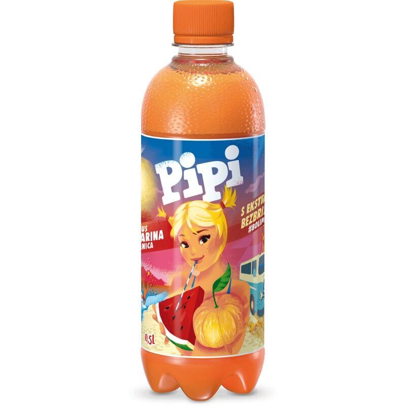 Pipi Sok od mandarine i lubenice, 0.5 l