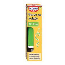 Dr. Oetker Zelena boja za kolače, 10 g