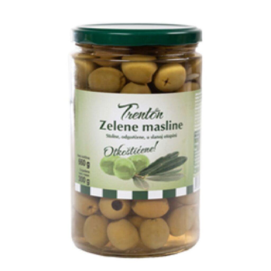 Trenton Masline zelene bez koštice, 520 g