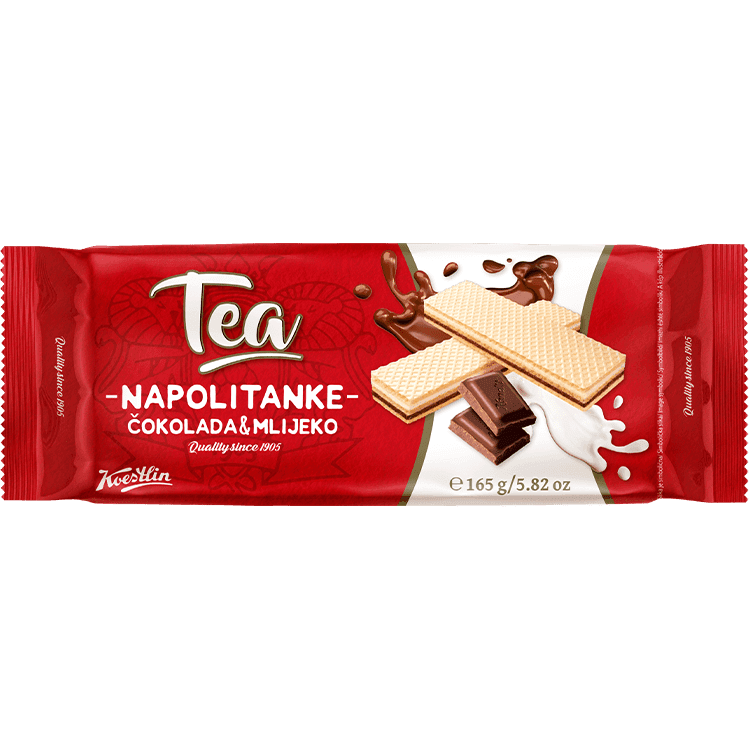 Koestlin Napolitanke Čaj čokolada i mlijeko, 330 g