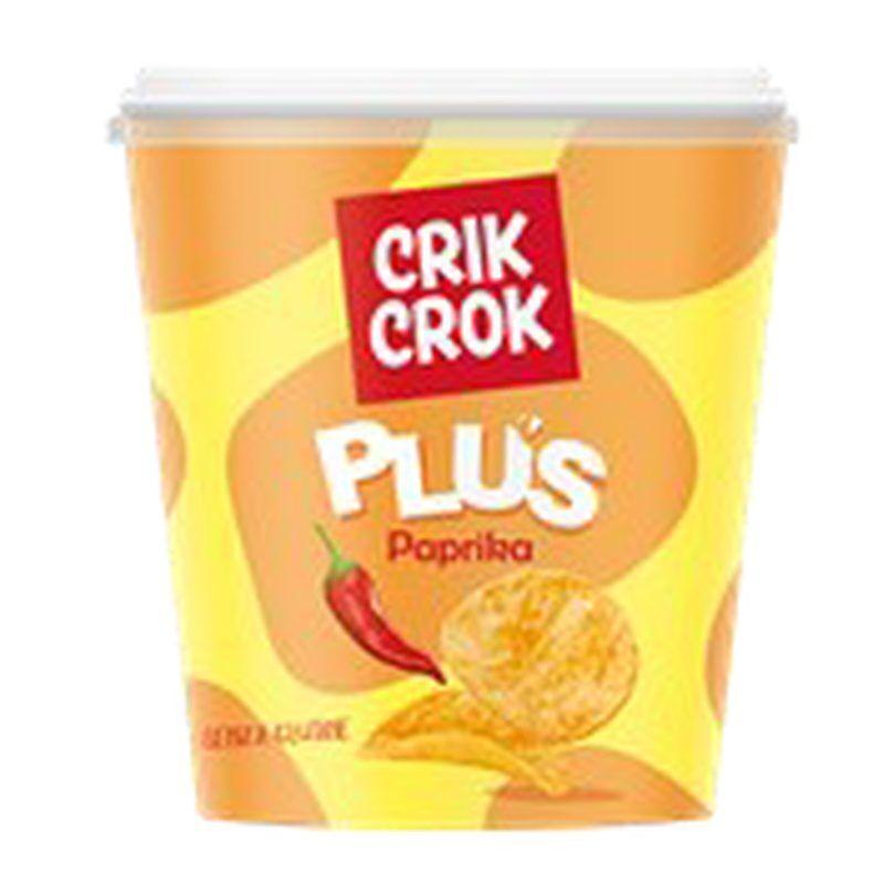 Crik Crok Plus Čips paprika, 40 g
