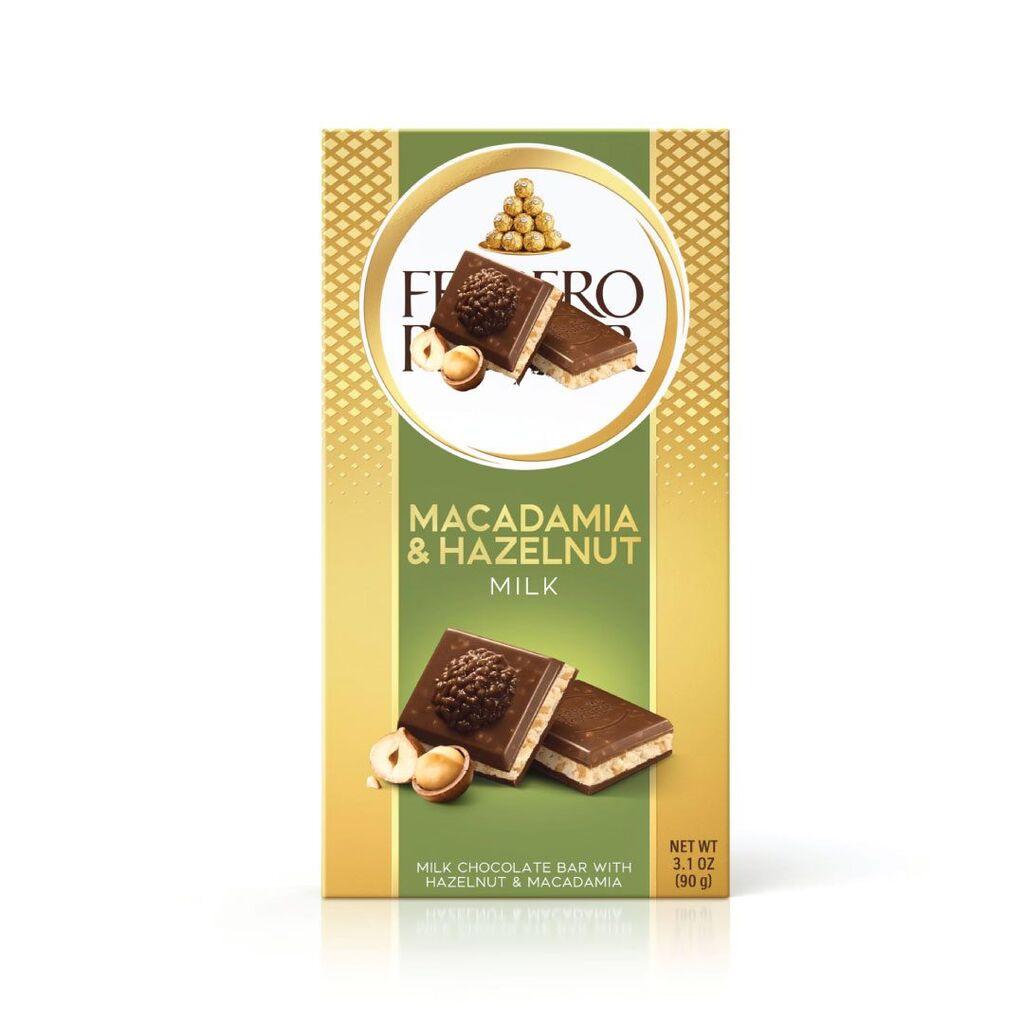Ferrero Rocher čokolada lješnjak i makadamija, 90 g