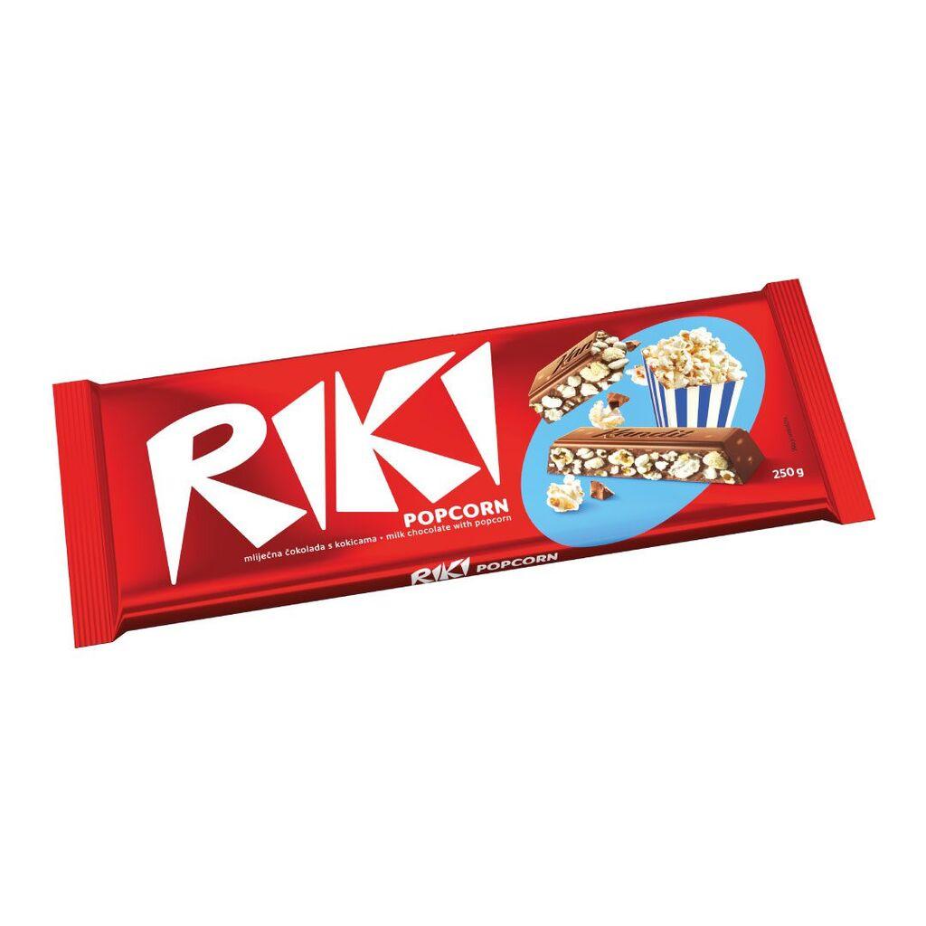 Riki Popcorn chocolate, 250 g