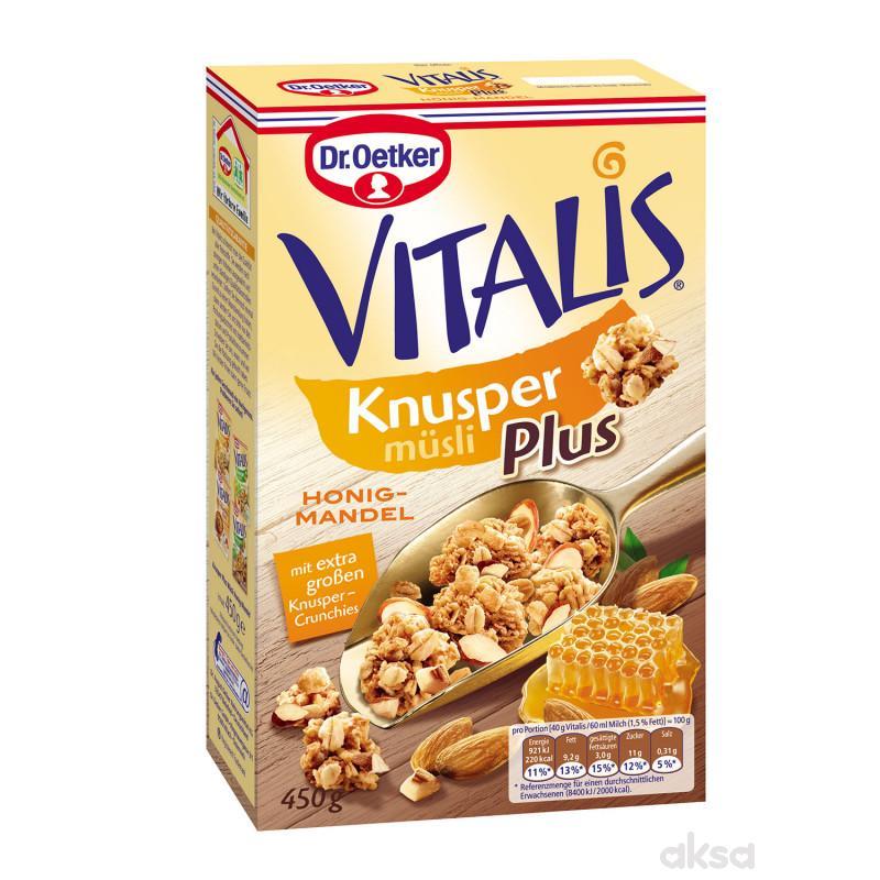 Dr. Oetker Crunchy Plus, Med badem, 300 g