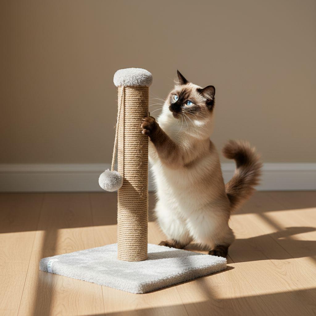 Grebalica za mačke Paws & Whiskers, siva