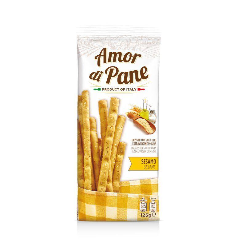 Amor Di Pane Grisini sezam, 125 g