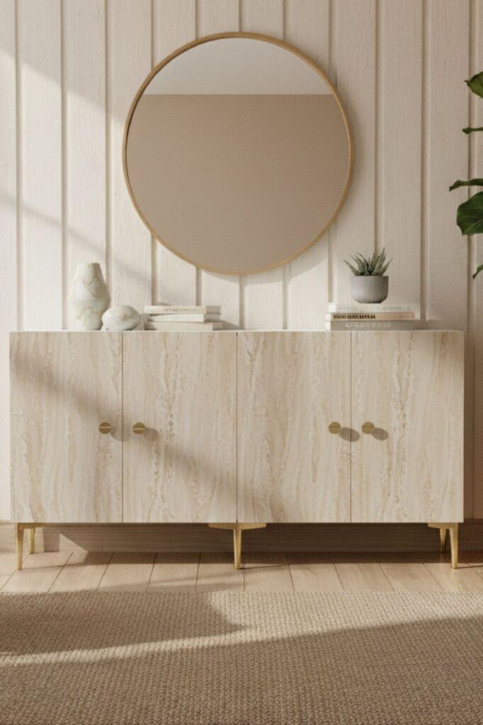 Hanah Home Komoda s ladicama, 150x75x32cm, bež