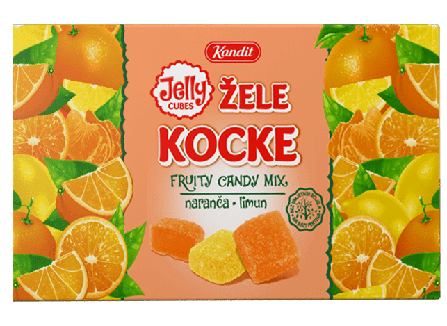 Kandit Žele kocke, 320 g