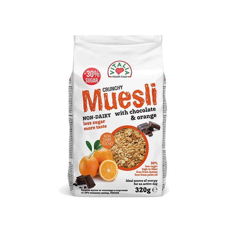 Vitalia Hrskavi musli, Čokolada naranča, 320 g