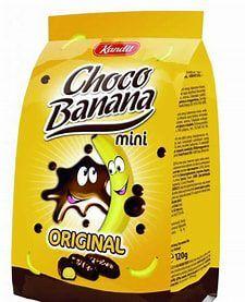 Kandit Choco banana mini, 120 g