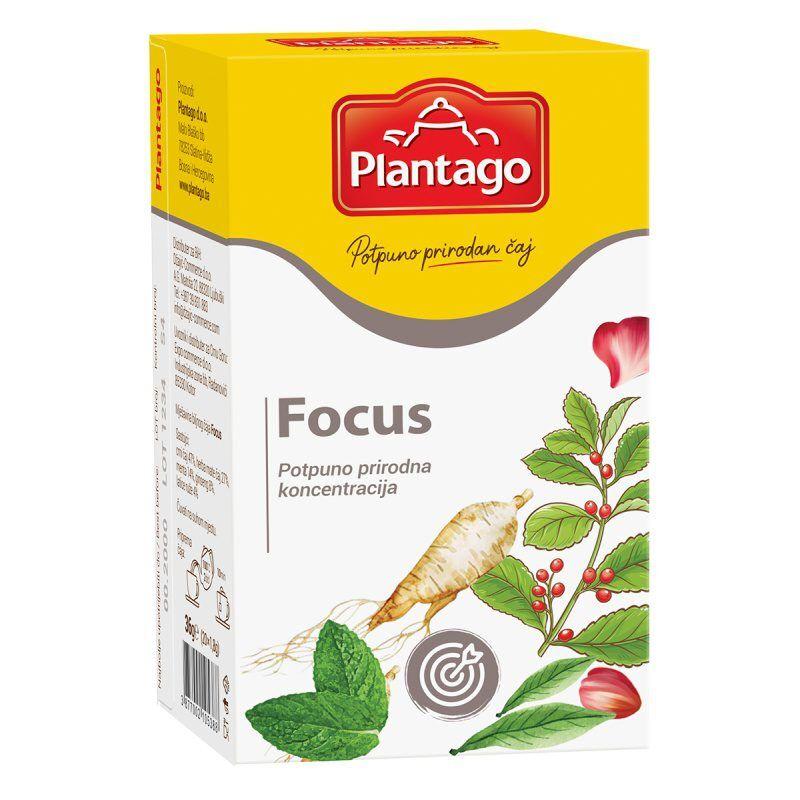 Plantago Čaj Focus filter, 36 g
