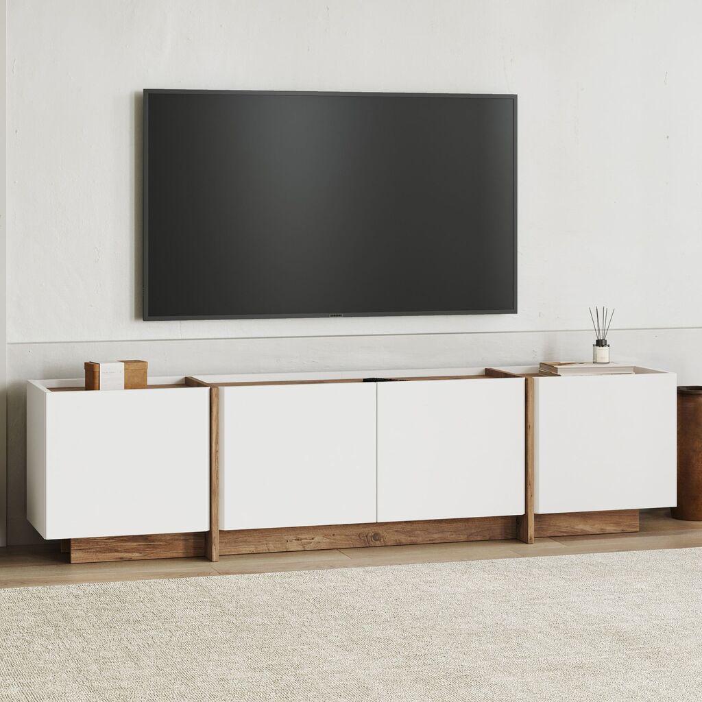 Nordure TV ormarić, 180x46x35cm, bijela