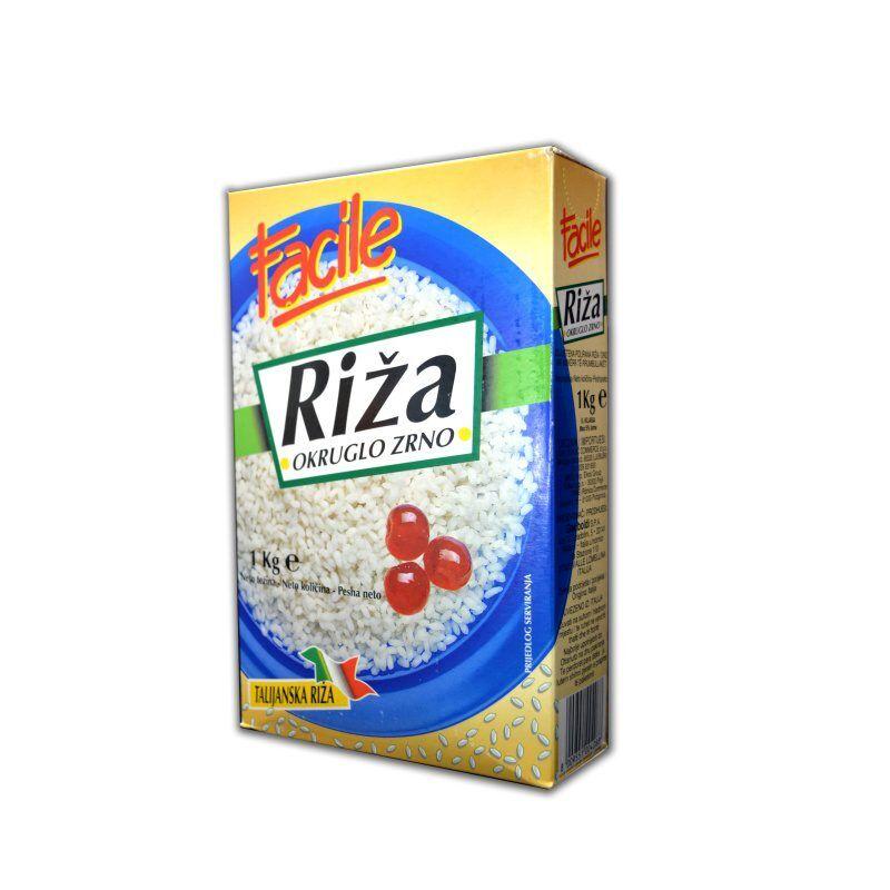 Facile Riža, Okruglo zrno, 1 kg