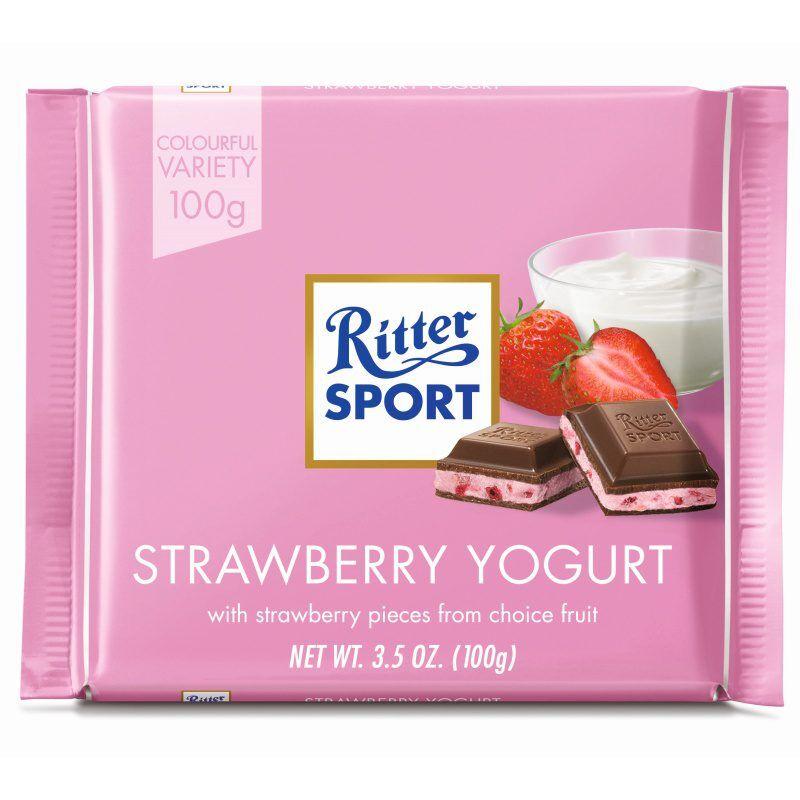 Ritter Čokolada jagoda jogurt, 100 g