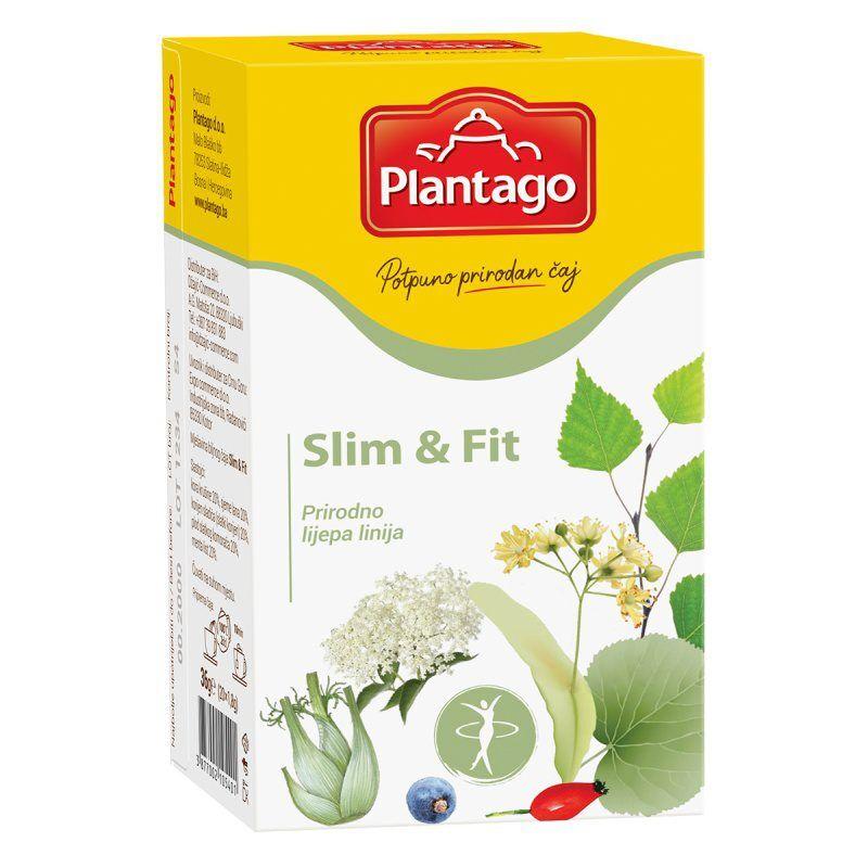 Plantago Čaj Slim i fit filter, 36 g