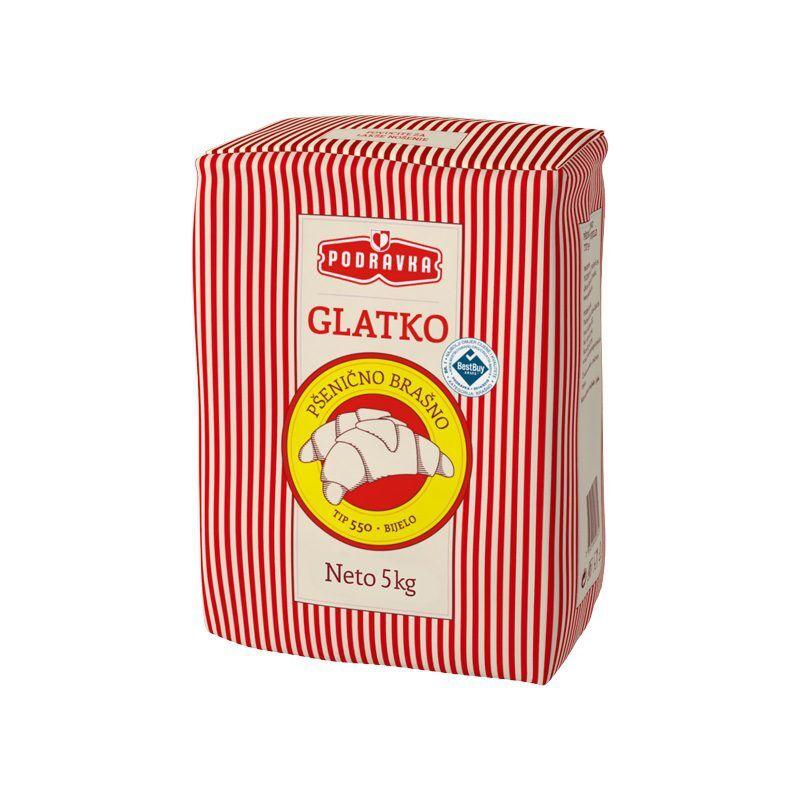 Podravka Pšenično brašno tip 550 glatko, 5 kg