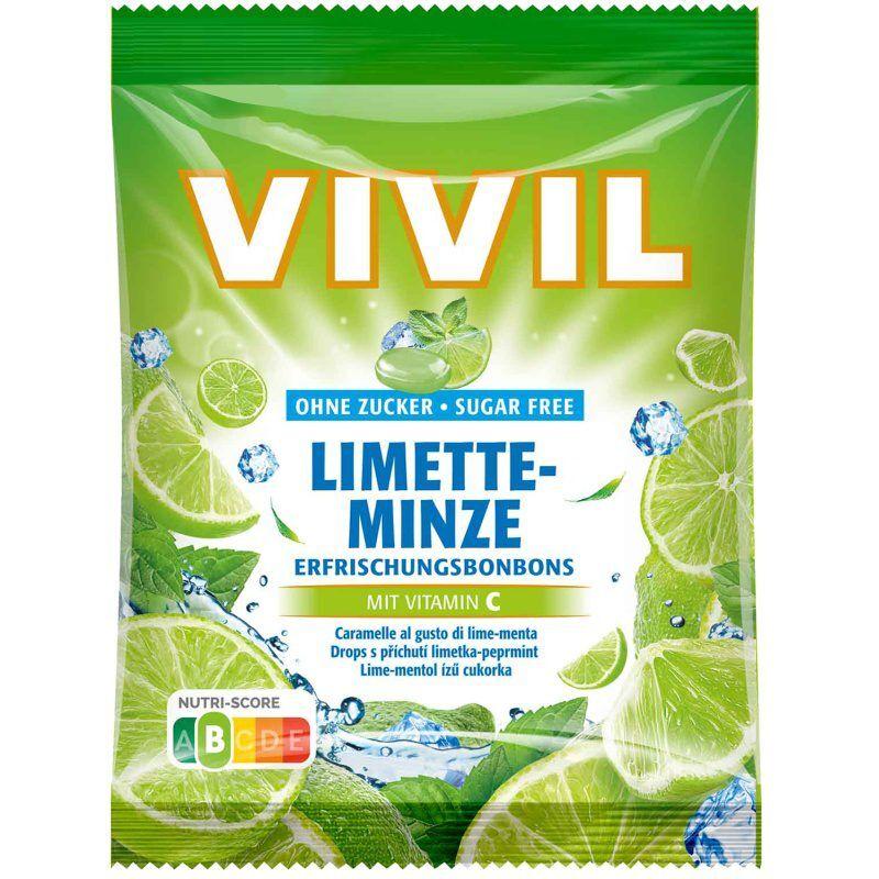 Vivil Bomboni bez šećera limeta menta, 60 g