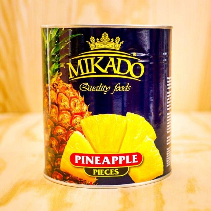 Mikado Kompot ananas kocka, 3100 ml
