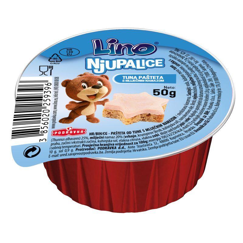 Lino Pašteta tuna sa mliječnim namazom, 50 g