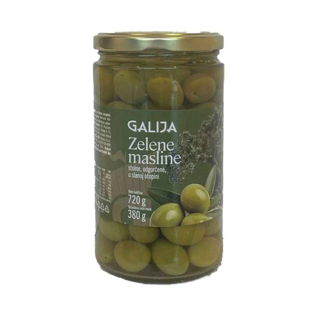 Galija Masline zelene s košticom, 720 g