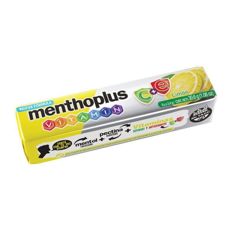 Menthoplus Tvrdi bomboni limun vitamin C i E, 29.4 g