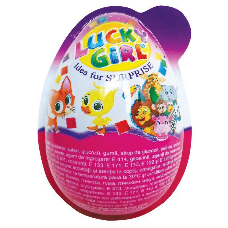 Lucky Girl Slatkiš Jaje s igračkom, 15 g
