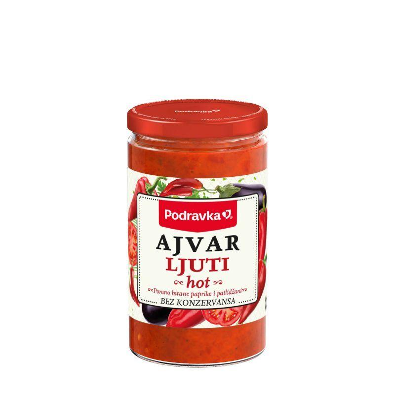 Podravka Ajvar ljuti, 195 g