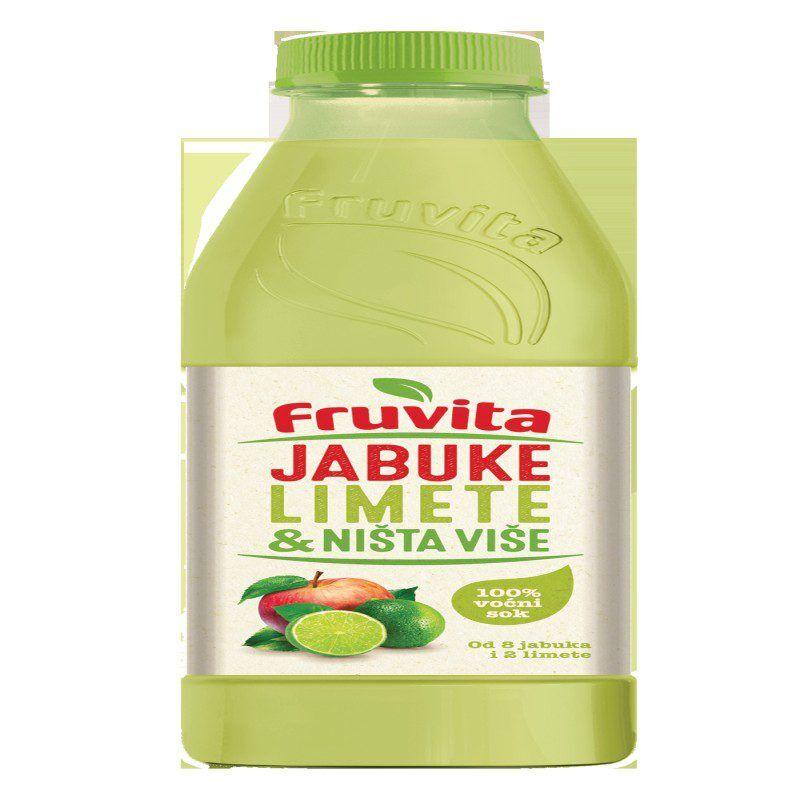 Fruvita Sok Jabuka, limeta i ništa više, 0.80 l