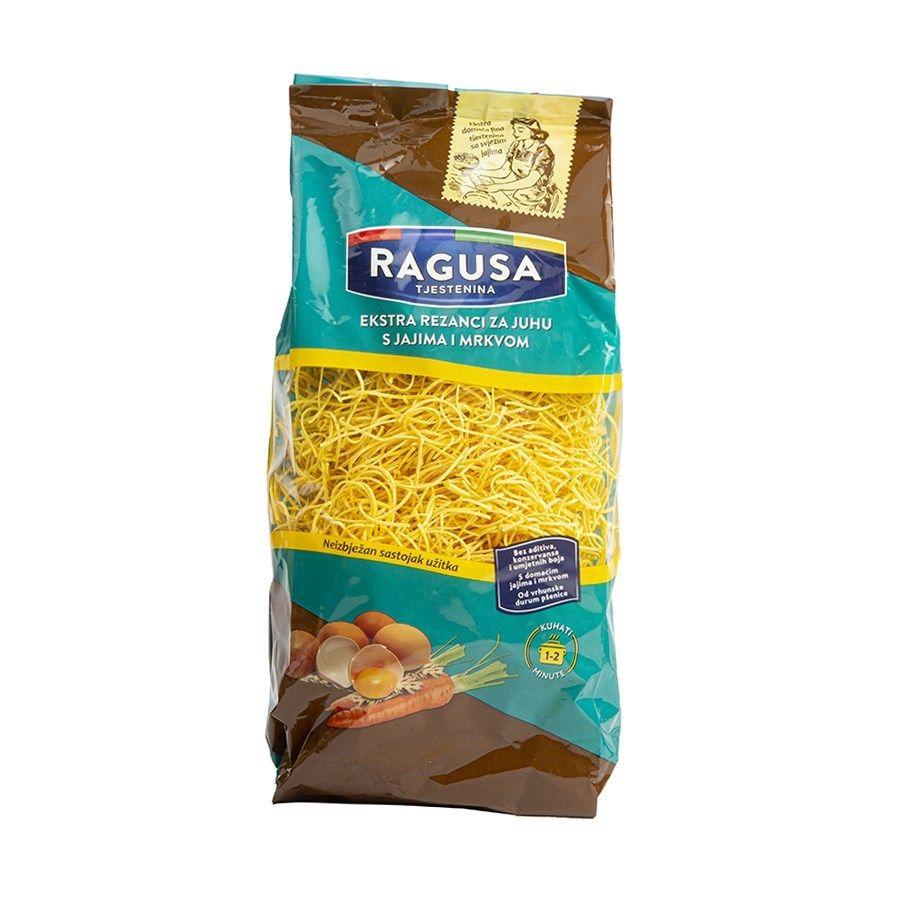 Ragusa Rezanci za juhu s jajima i mrkvom