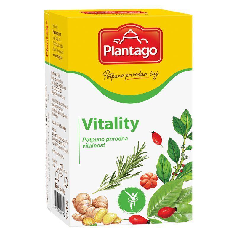Plantago Čaj Vitality filter, 36 g