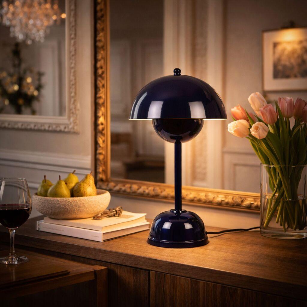 Opviq Stona lampa, Tamnoplava