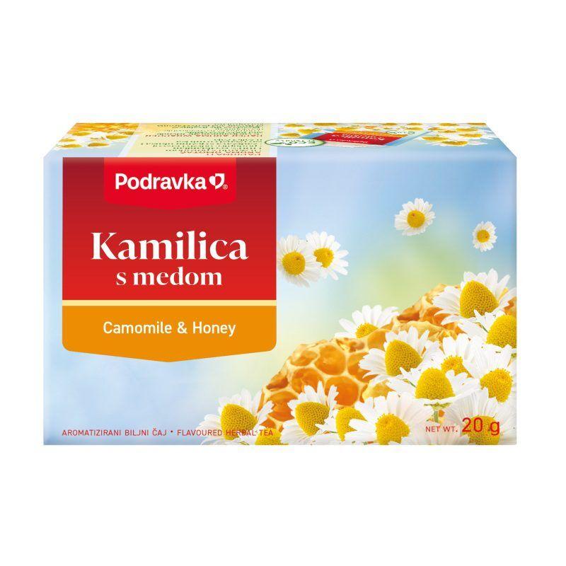Podravka Čaj Kamilica s medom, 20 g