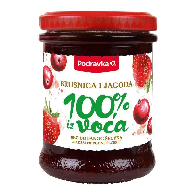 Podravka Džem, Brusnica i jagoda, 220 g