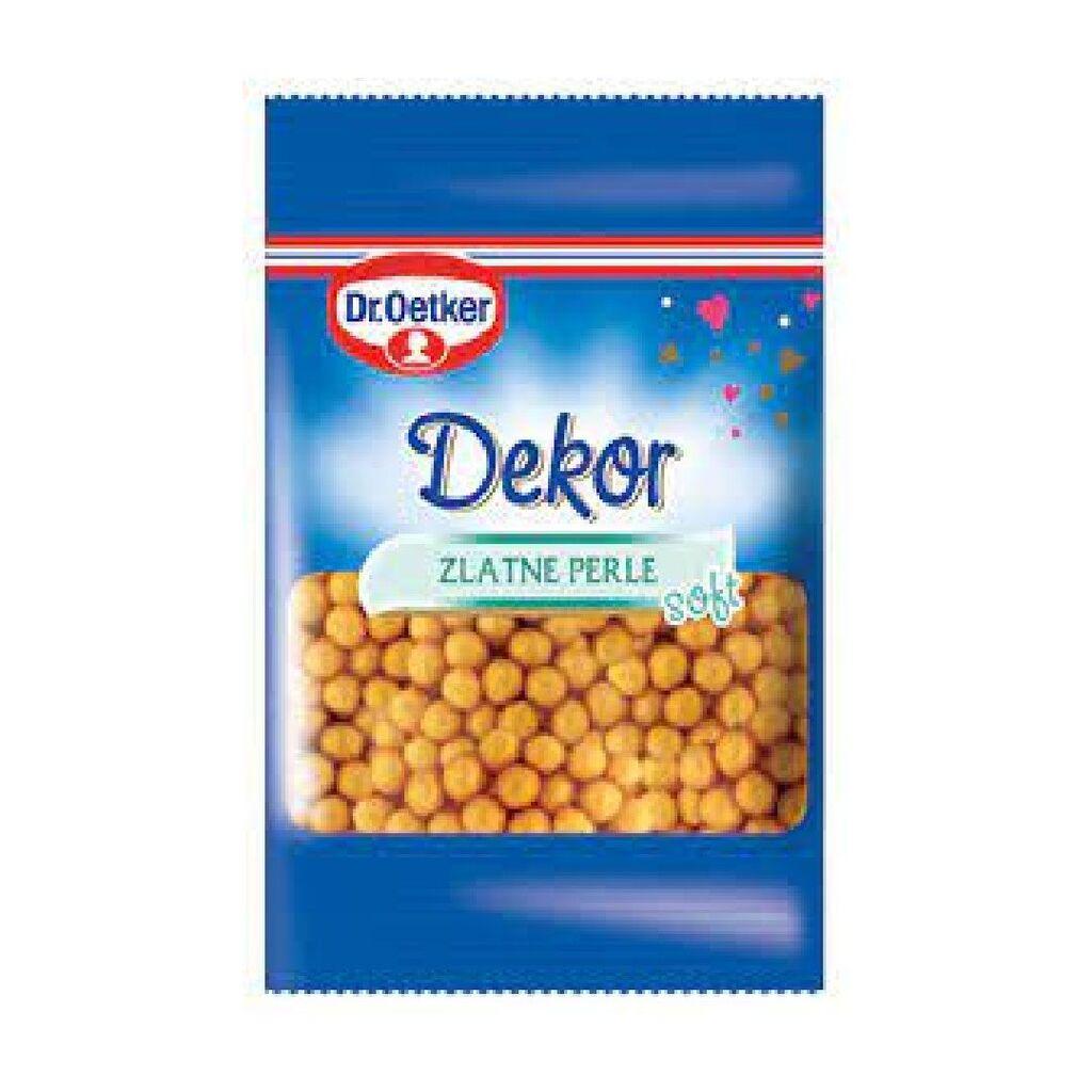Dr. Oetker Dekor zlatne perle, 10 g