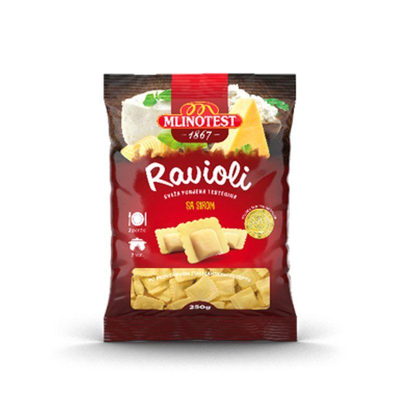 Mlinotest Ravioli sa sirom, 250 g
