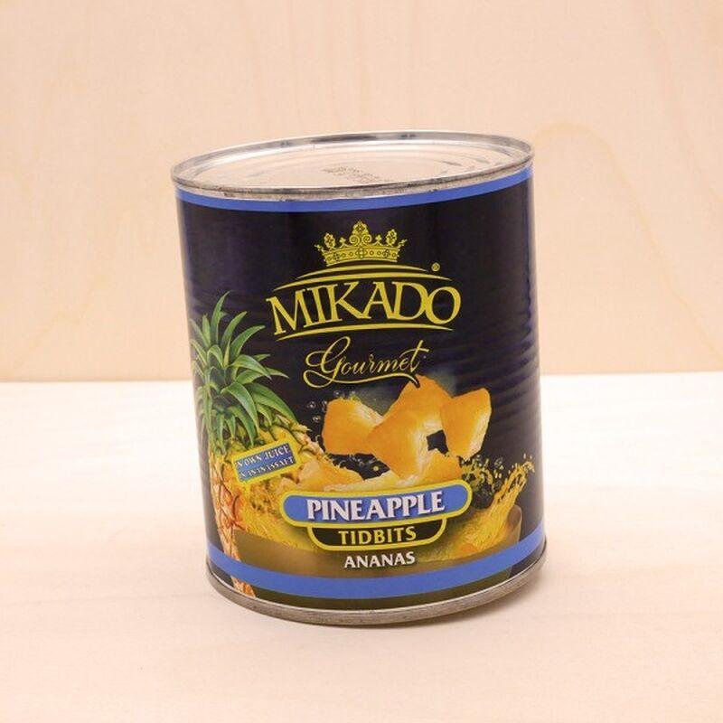 Mikado Kompot ananas kocka, 850 ml