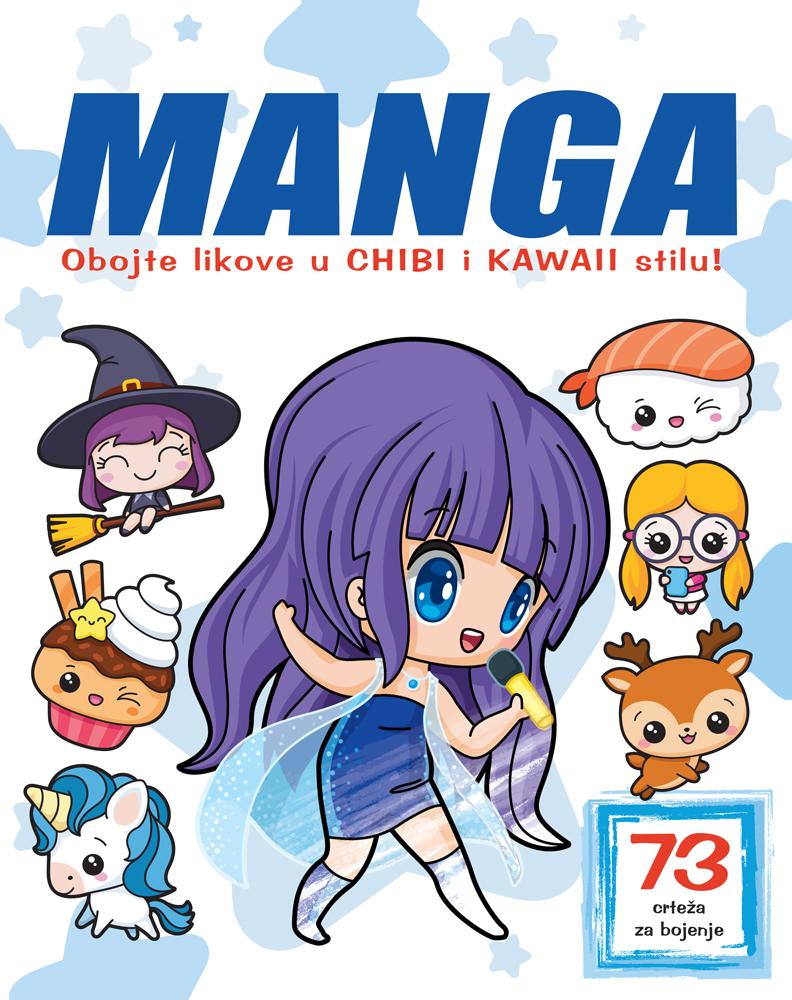 Manga: Oboji likove u chibi i kawaii stilu