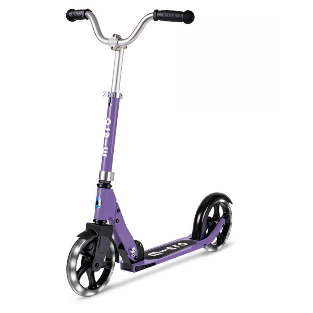 Micro Dječiji trotinet Cruiser LED, Ljubičasti