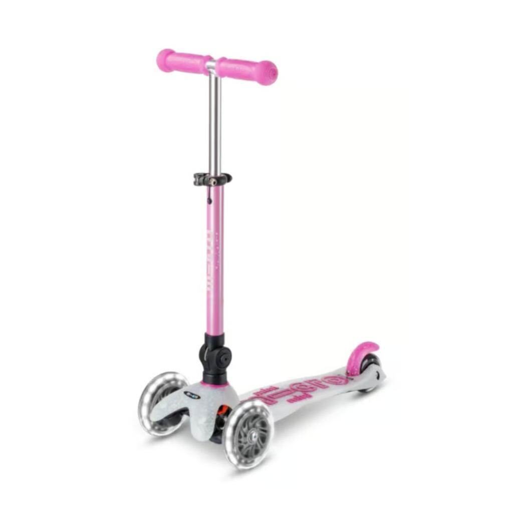 Micro Dječiji trotinet Mini Deluxe Foldable Orion LED, Roze
