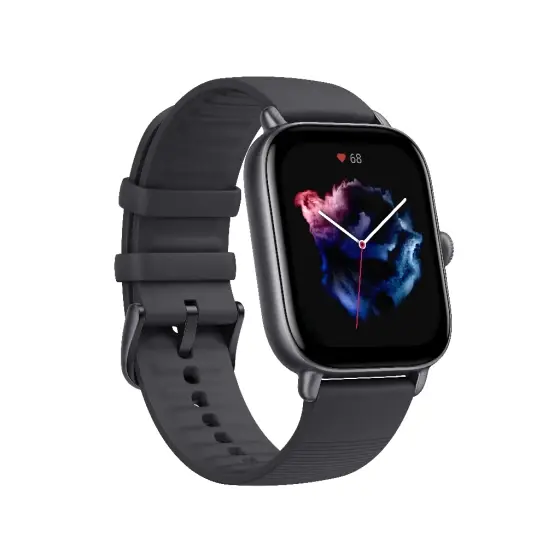 Amazfit Pametni sat GTS 3, 1.75", Crni