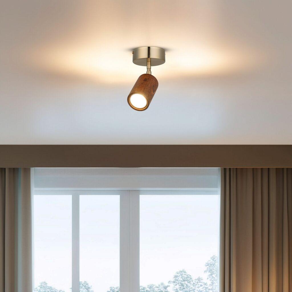 Opviq Luster Legno-52-11, O6.5, 10cm, IP20 zlatno-smeđa boja