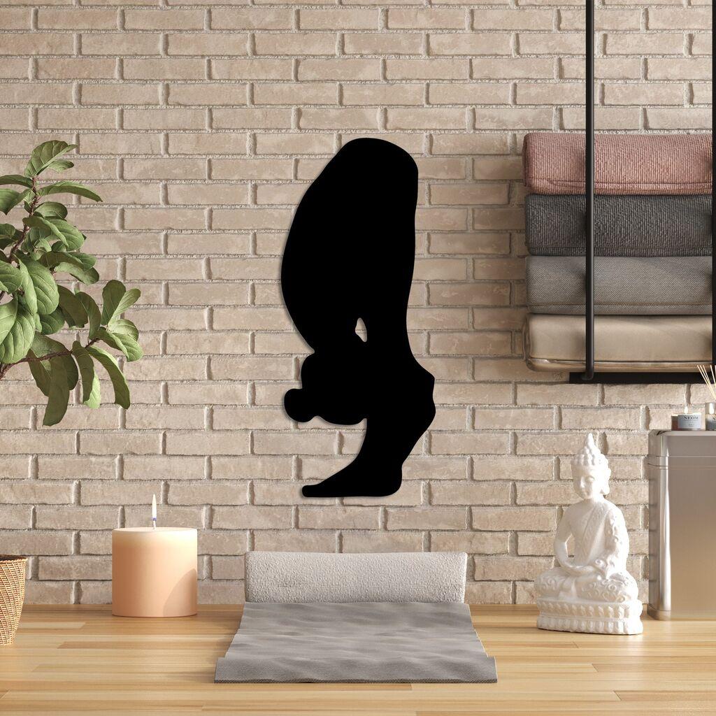 Wallity Zidna dekoracija Yoga 26, 26x60cm, Crna